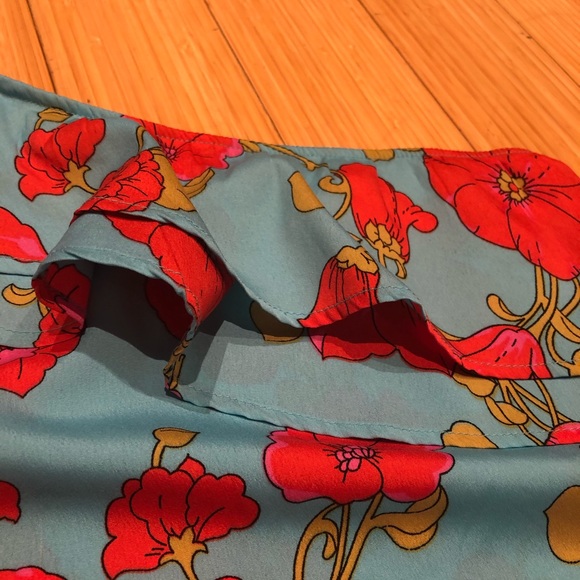 Summer Flower Print One Shoulder Dress - Picture 3 of 4